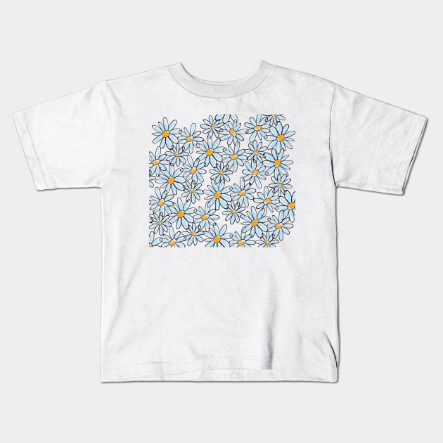 Jasmine flowers pattern Kids T-Shirt by afmr.2007@gmail.com